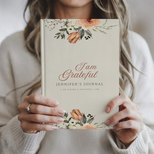 I am grateful custom journal