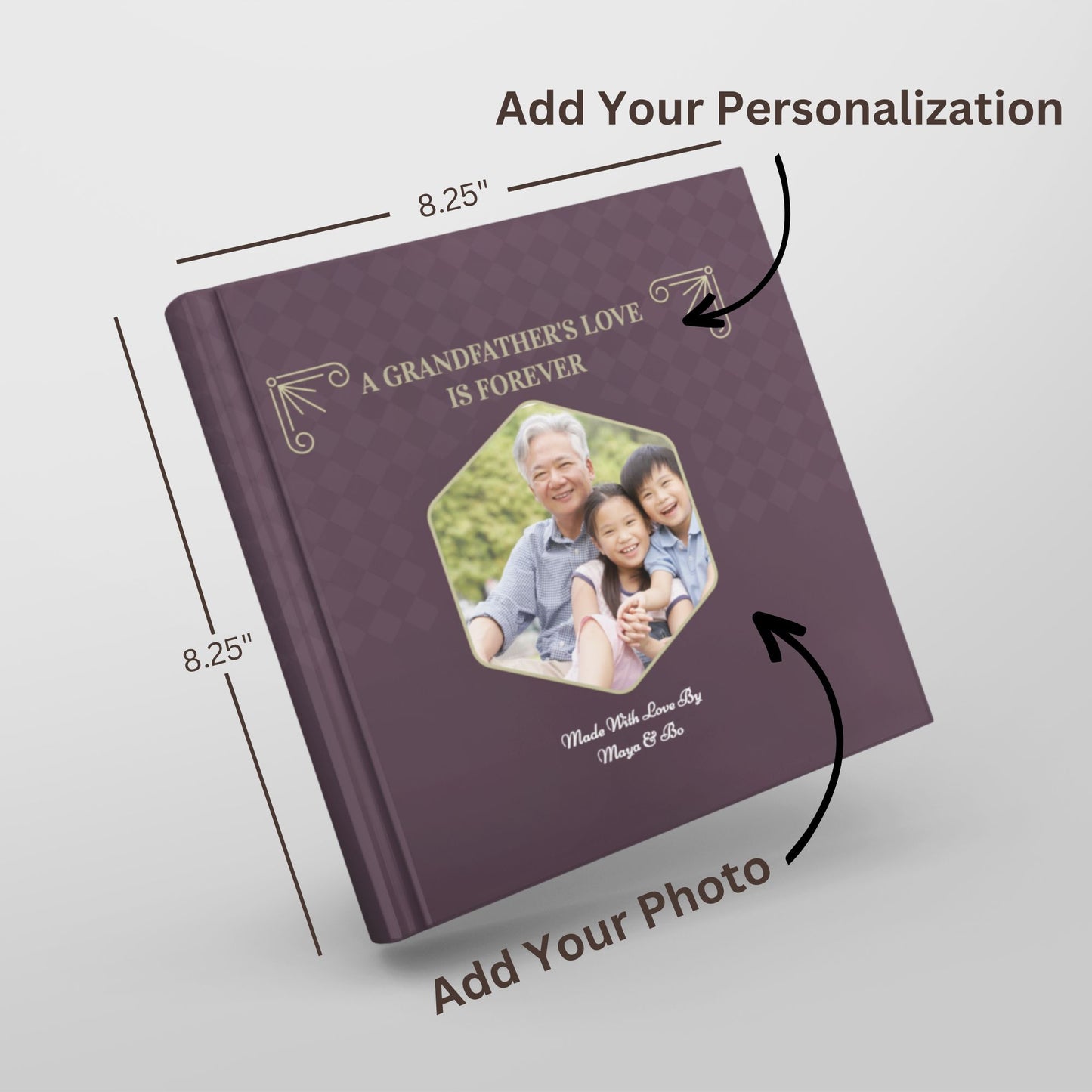 Personalized book for grandpa