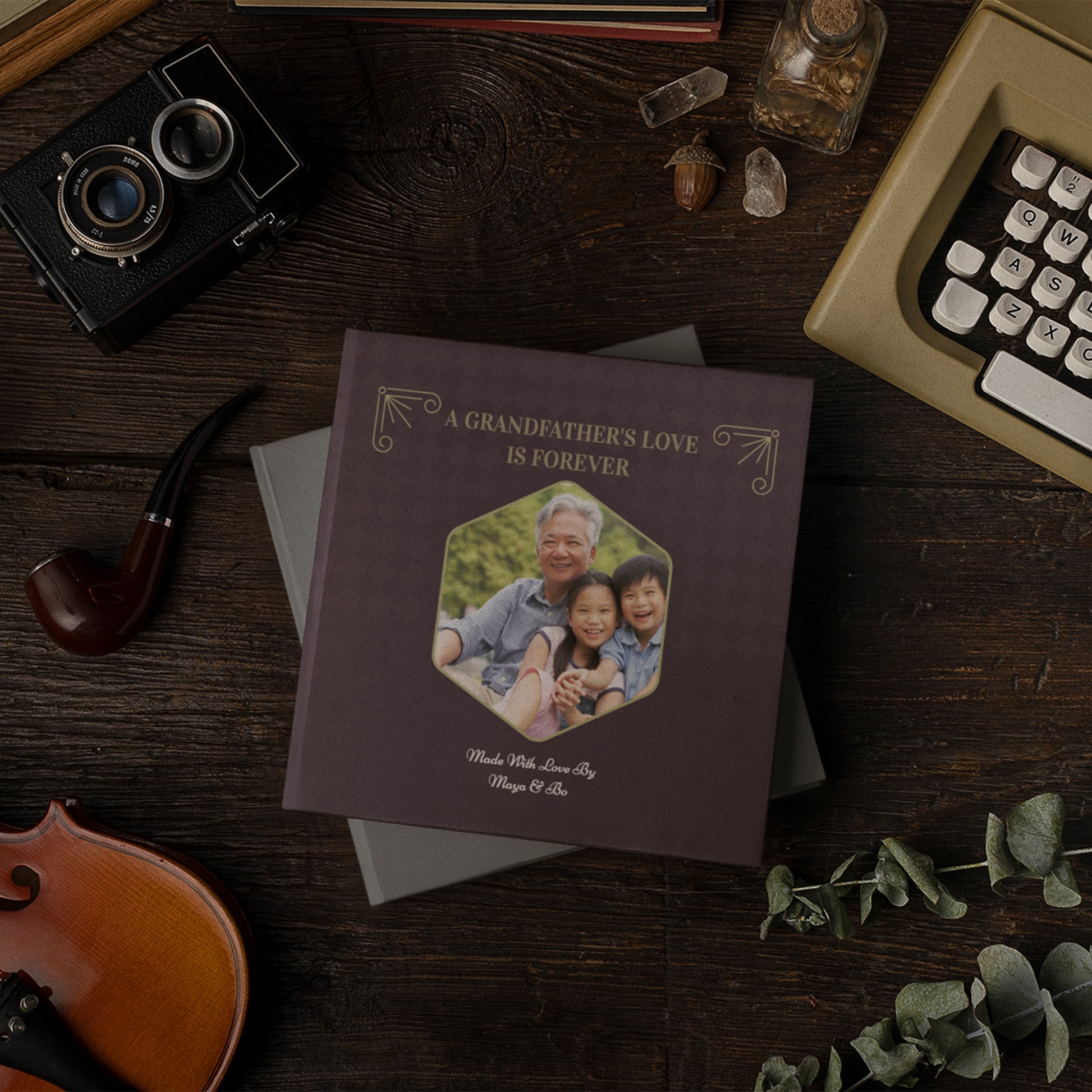 a grandfather is forever book. by Luhvee Books.