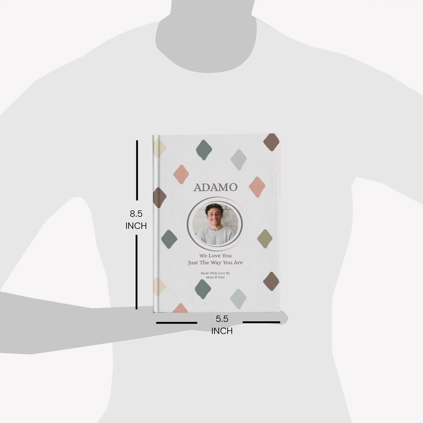 Custom gift for teens. Photo book with image on cover.