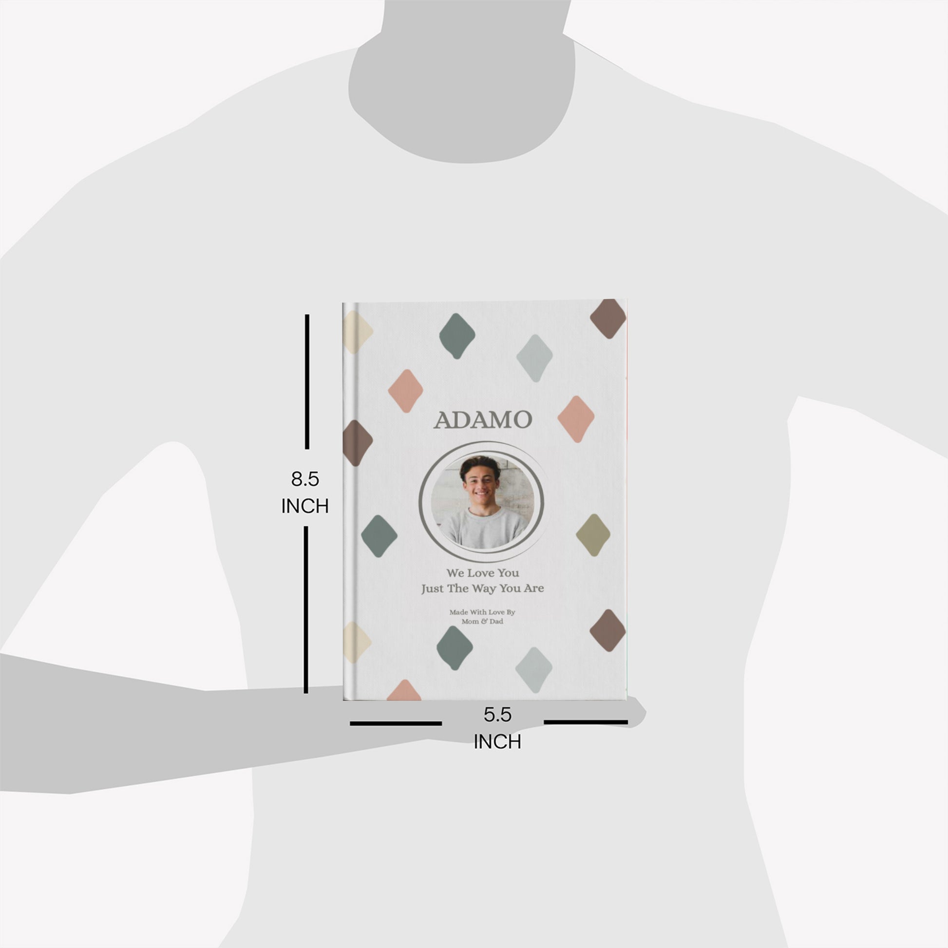 Custom gift for teens. Photo book with image on cover.