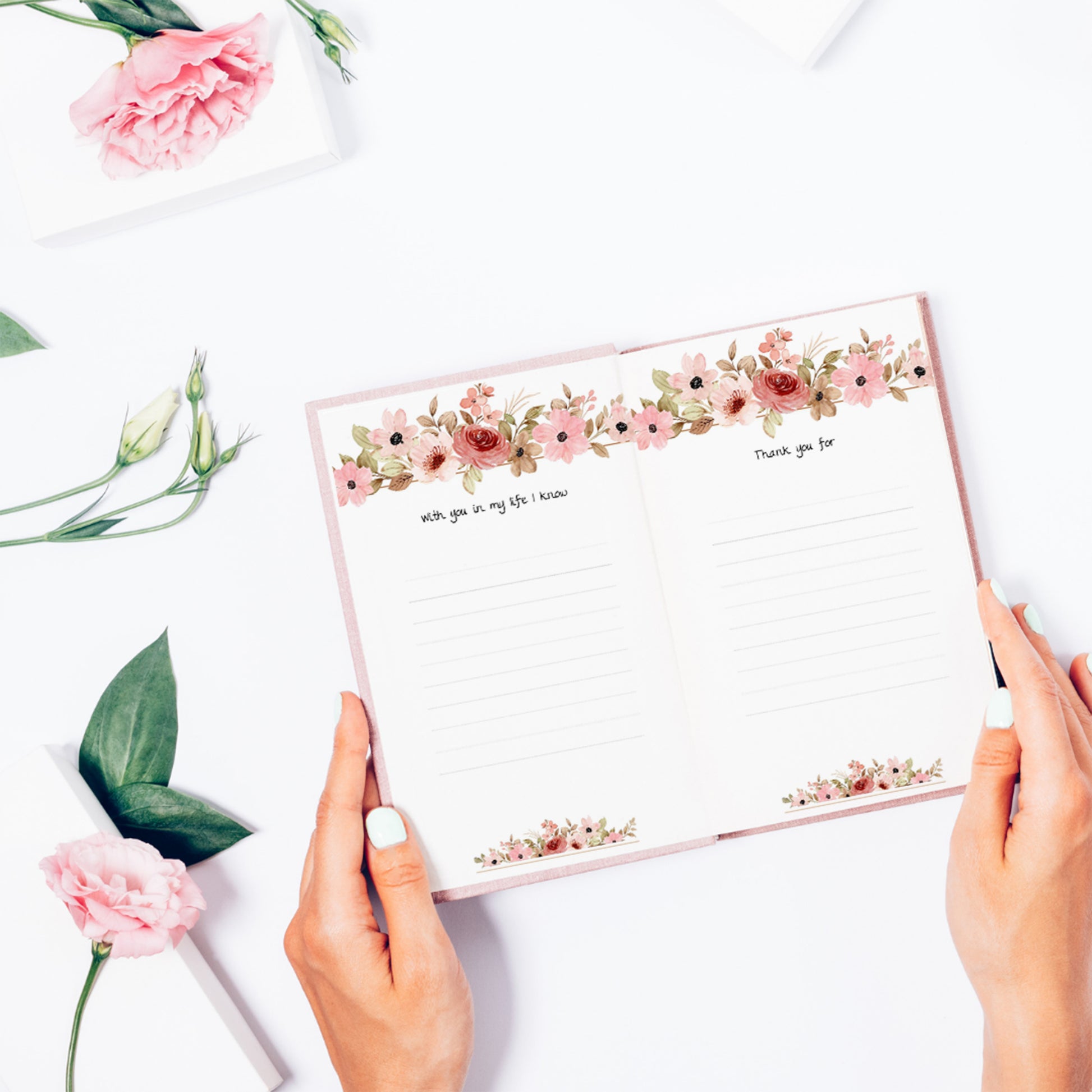 Thank You Gift For Bridesmaids. Personalized Book By Luhvee Books.
