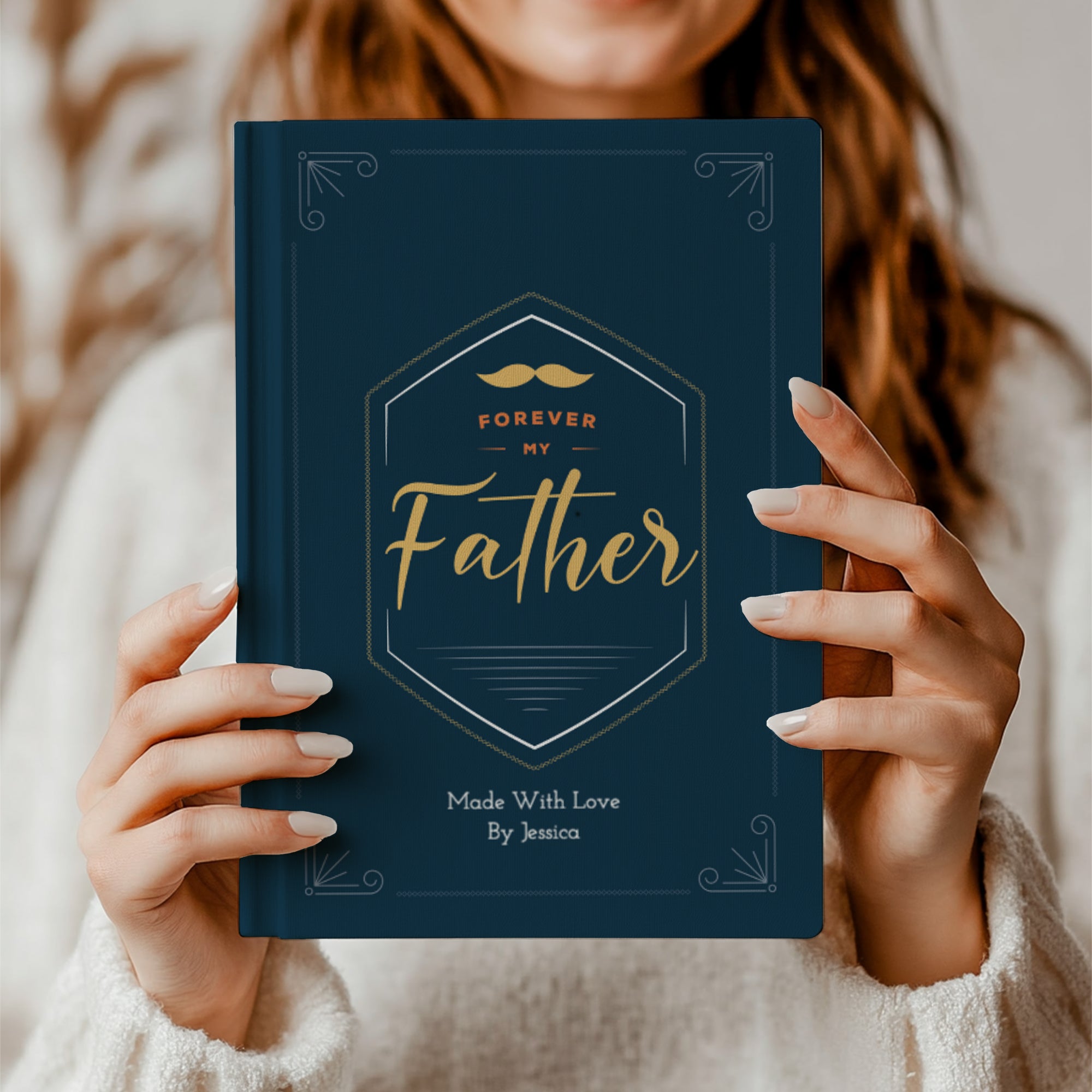 Forever My Father Book, Personalized Gifts For Dad – Luhvee Books