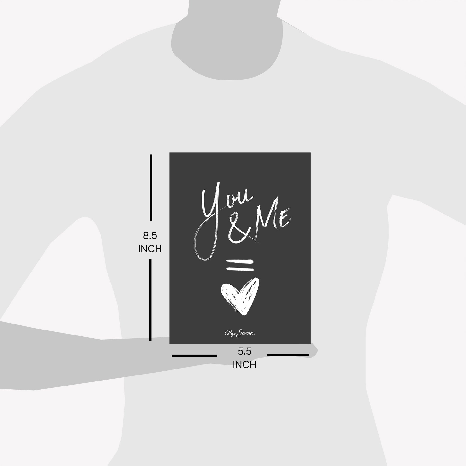 love letter book size by Luhvee Books