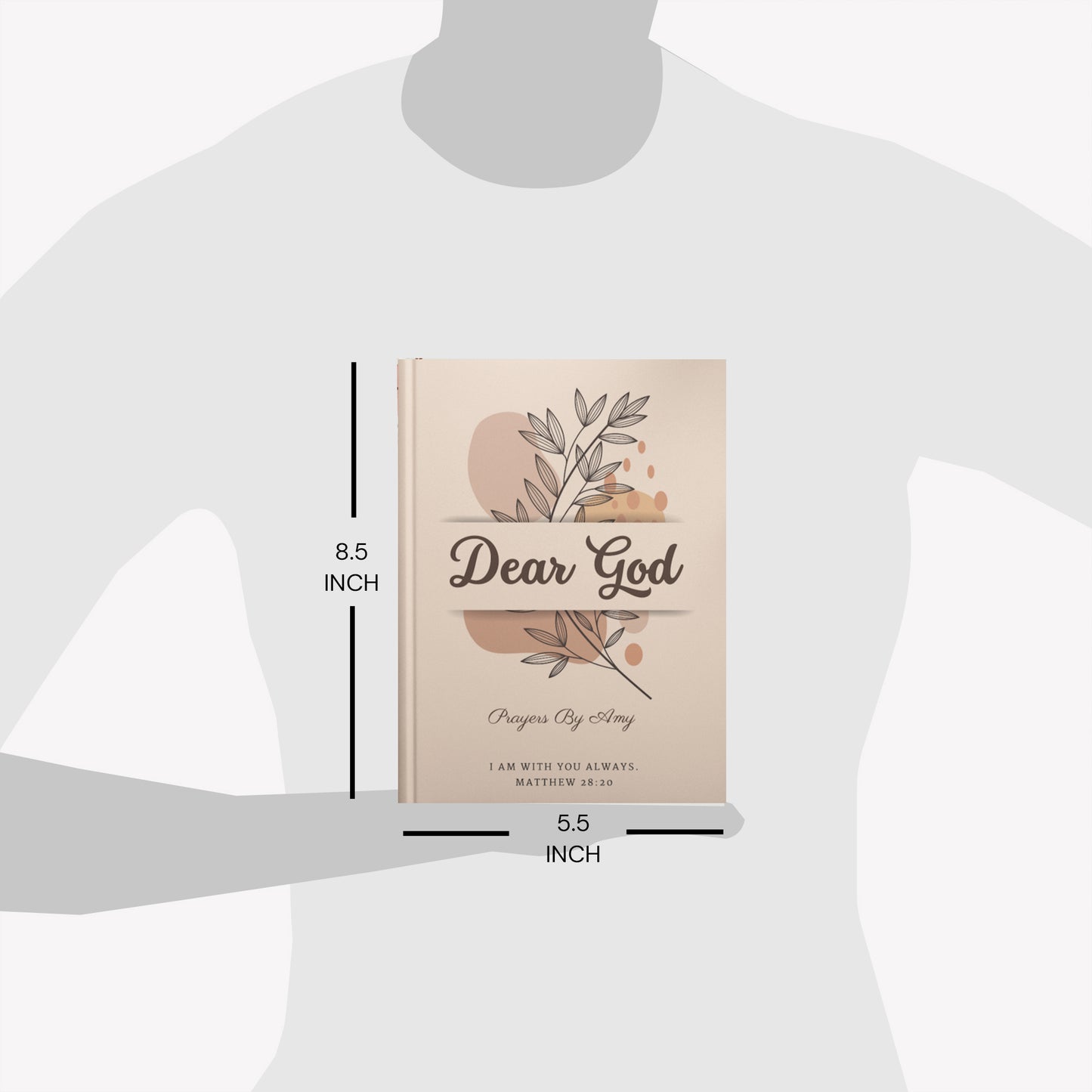 Prayer journal size