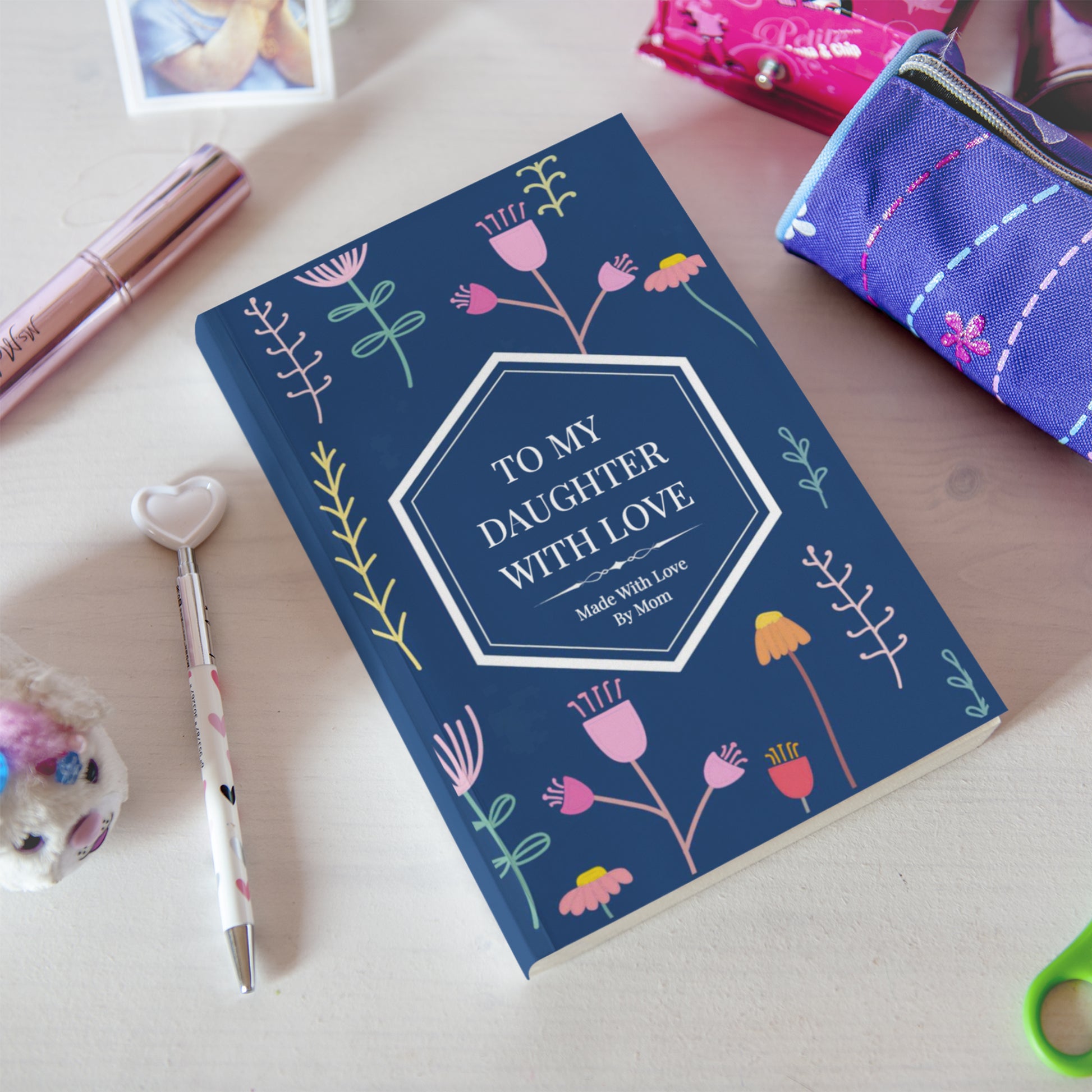 Custom to my daughter with love book. From mom. By Luhvee books.