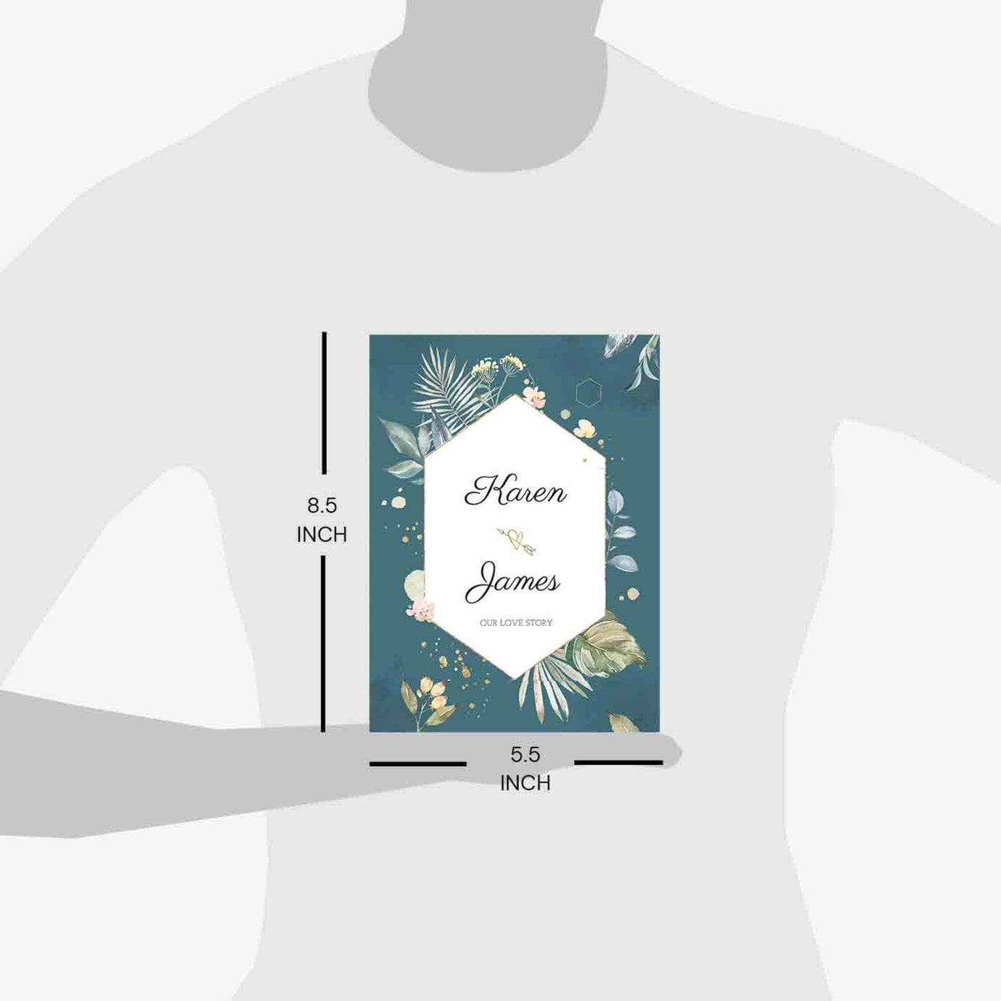 Custom Book Dimensions. 8.5" x 5.5". Why I Love You Fill In The Blank Book.