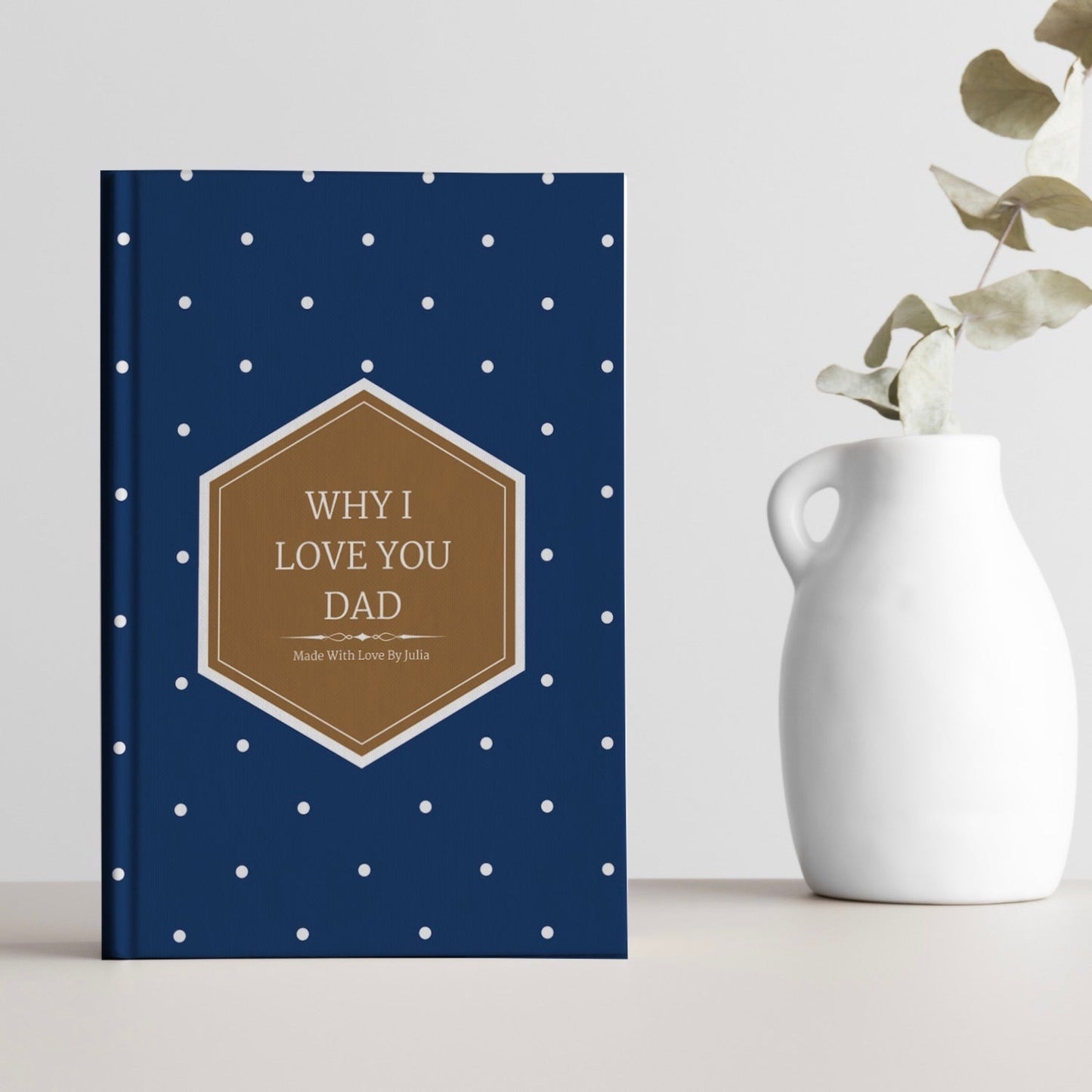 Why I Love You Dad Book. Gift For Dad. Luhvee Books.