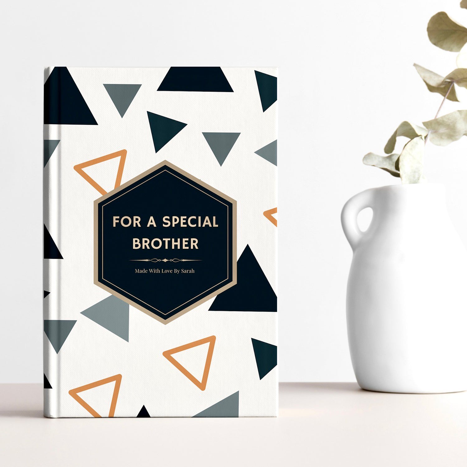 Gift For Brother, Personalized Book For Brother, Gift For Brother From Sister, Brother Birthday Gift, Custom Book - Luhvee Books