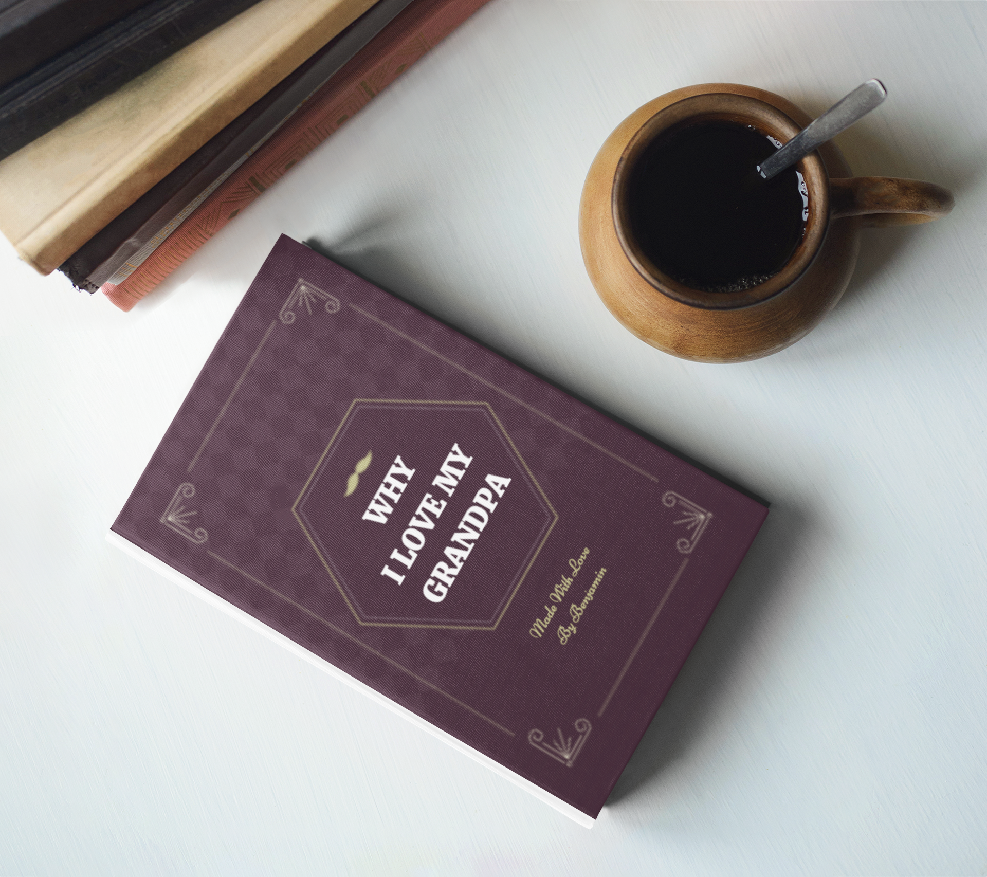 Fill in the blank book for grandfather. Luhvee Books.