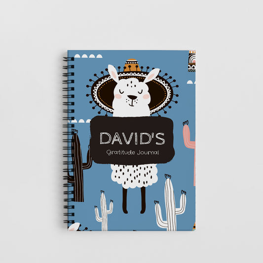 Personalized Kids Daily Gratitude Journal, Notebook For Kids, Custom Journal, Kids Gratitude Notebook, Personalized Kids Gifts, Boys Journal - Luhvee Books