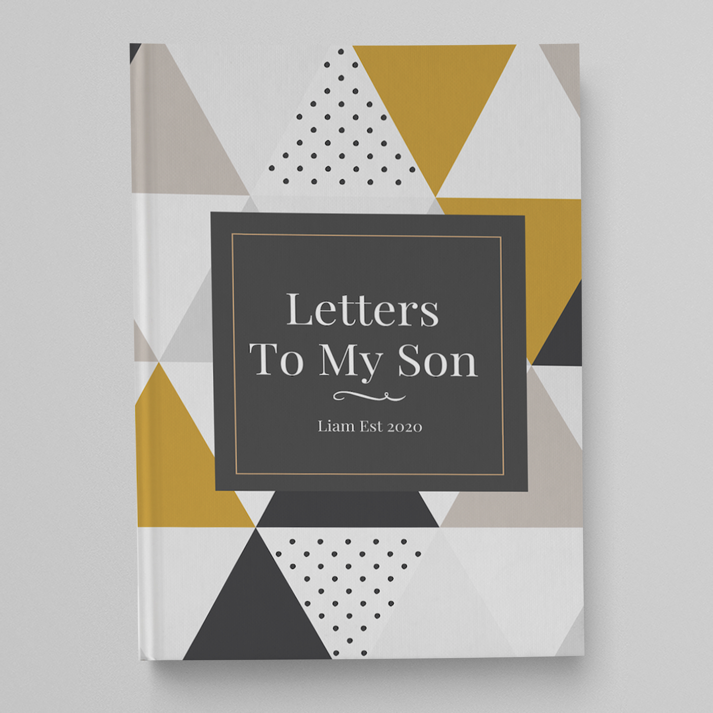Custom memory book for son. Letters To My Son Book. Luhvee Books.