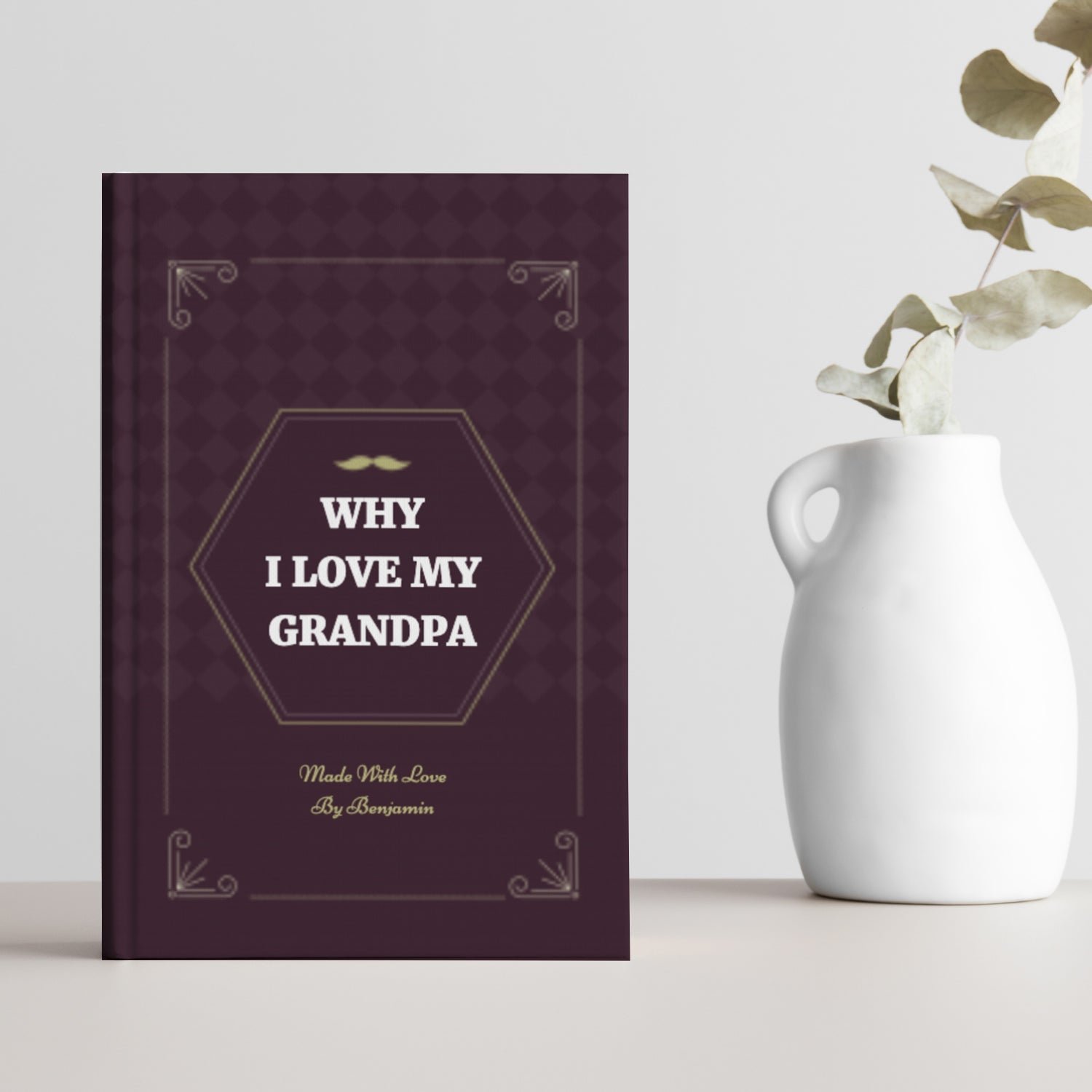 Make a Personalized Book for Grandpa, Gifts For Grandpa From Kids - Luhvee Books