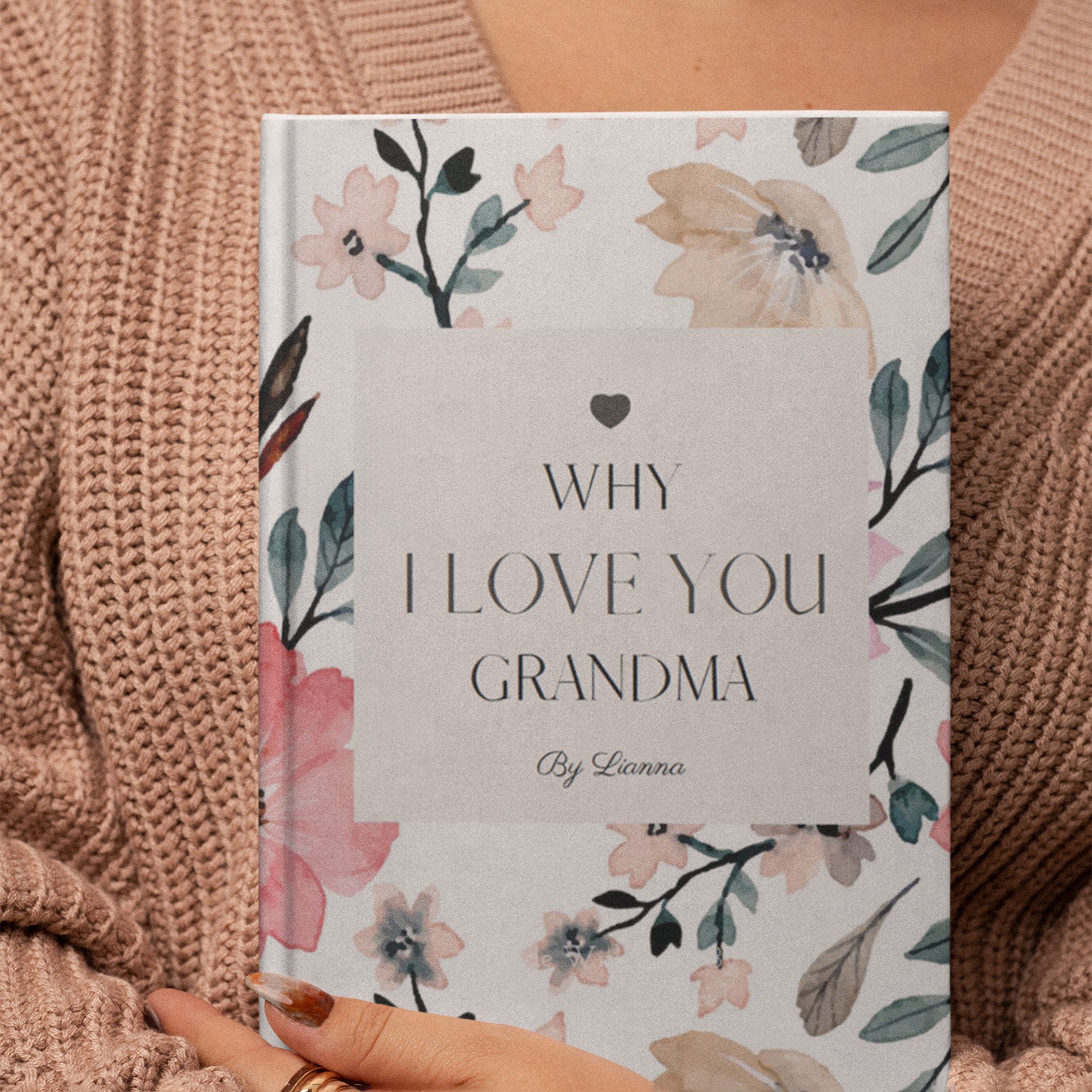 Gift for grandma. Why I Love you Grandma book