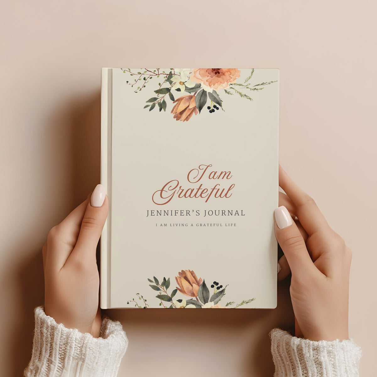 I Am Grateful - Custom Journal + 350 Gratitude Prompts – Luhvee Books