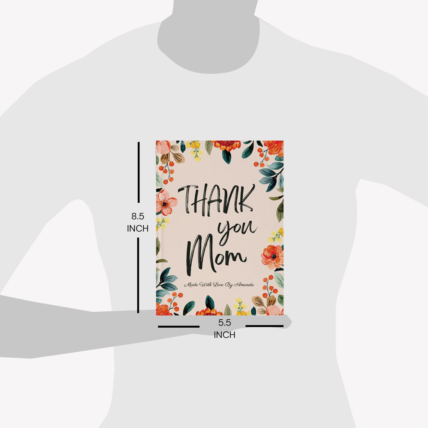 personalized luhvee book for mom book size