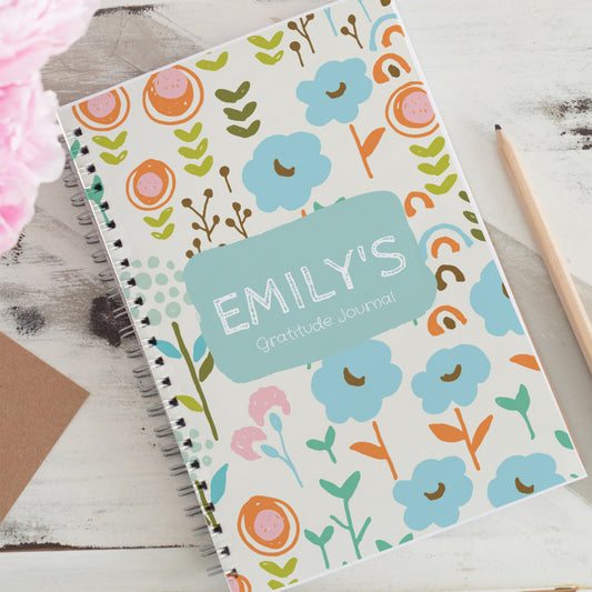 Personalized Children's Daily Gratitude Journal -luhvee books