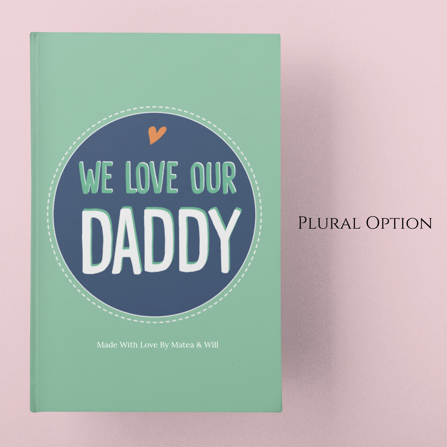 Personalized gift for dad. Gift for father from kids. Personalized Book. Fill in the blank book. Luhvee Books.