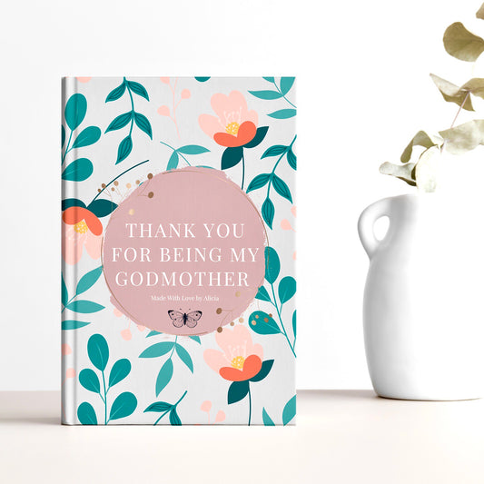 Personalized Gift For Godmother, Personalized Book For Godmother, Thank you God Mother Gift Ideas - Luhvee Books