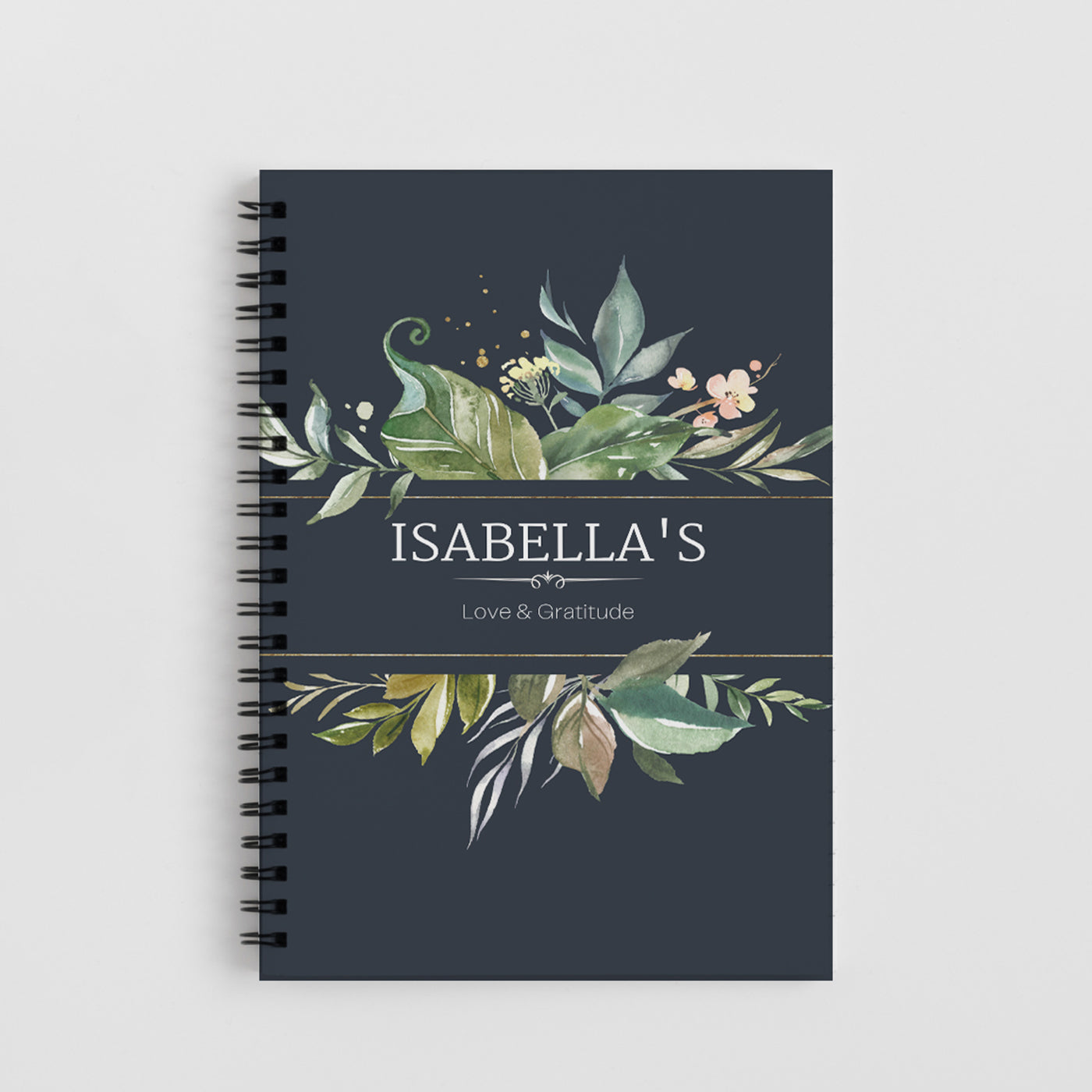 Custom Daily Gratitude Journal, Personalized Journal -Luhvee Books