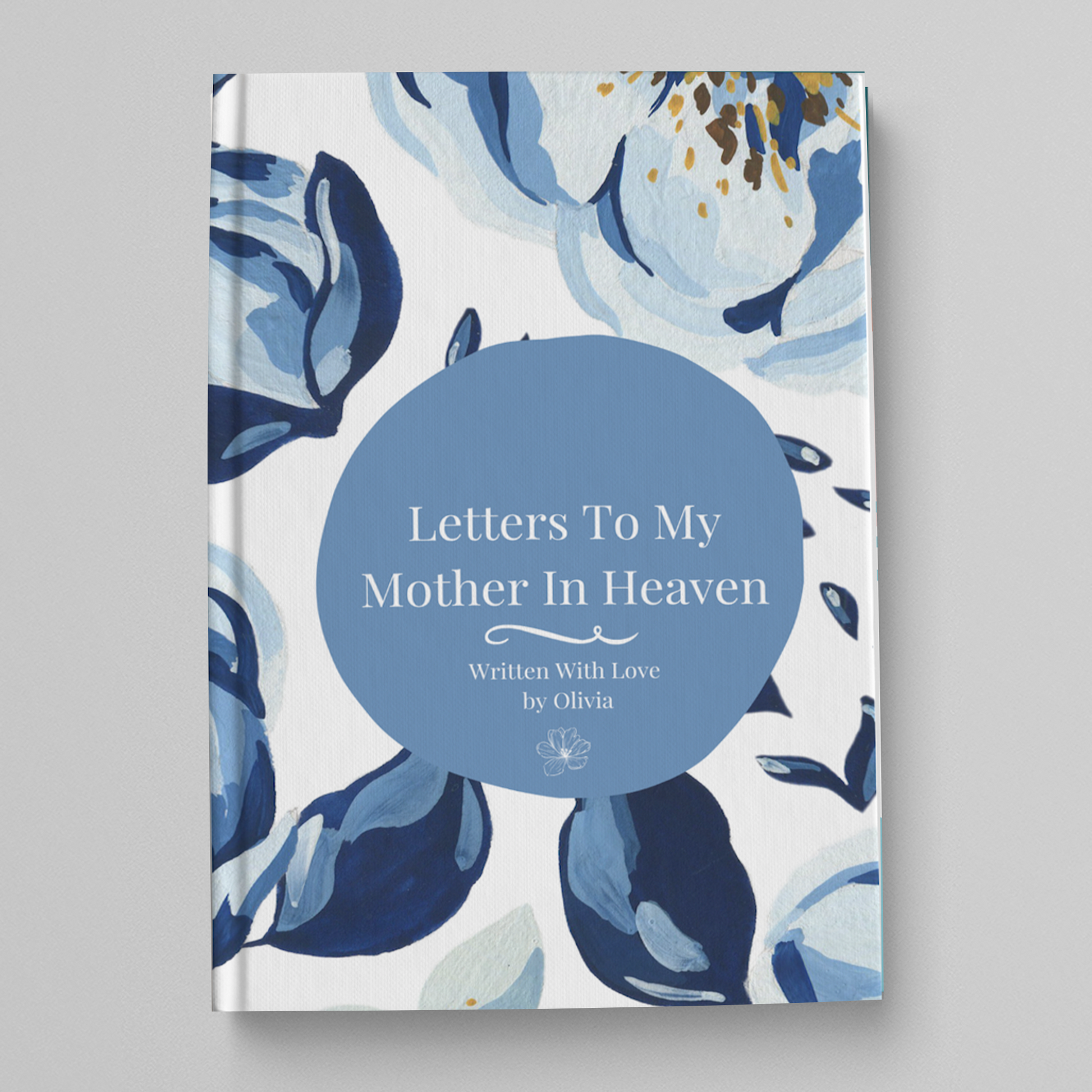 Letters To My Mother In Heaven Book. Grief Journal For Loss Of Mother. Sympathy Gift. Luhvee Books.